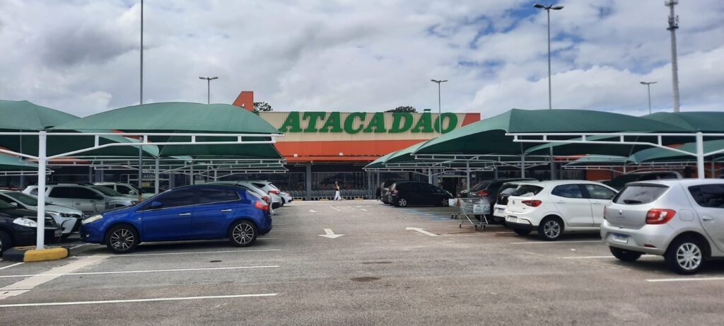 Sombreadores para supermercados Atacadao Florianopolis